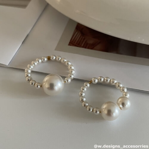 Swarovski Pearl Rings – Single Pearl & Double Pearl