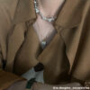 Heart-Shaped Baroque Pearl Necklace — 14K Gold Filled
